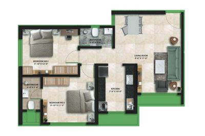2 BHK Layout